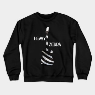 Heavy Zebra Guitar Crewneck Sweatshirt